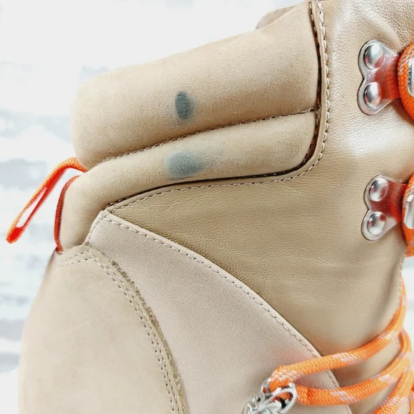 NEW Steve Madden Kare Lace-Up Boot In Sand O151 - Picture 6 of 12